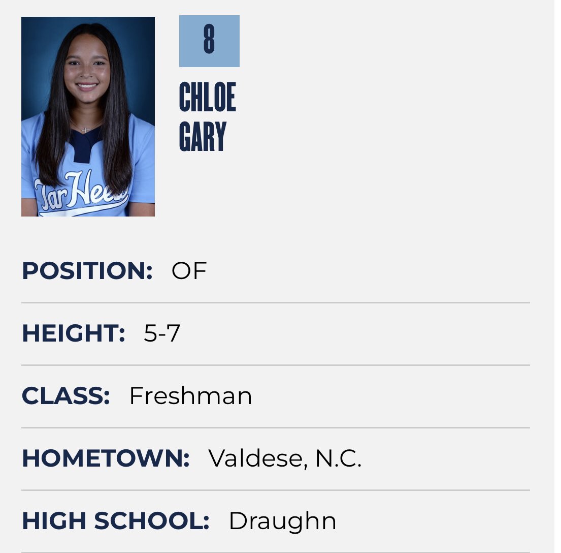 TeamNC_Kiser's tweet photo. Best of luck to @chloegaryy and @UNCSoftball as their season starts today! https://t.co/hAVqQ94Goi