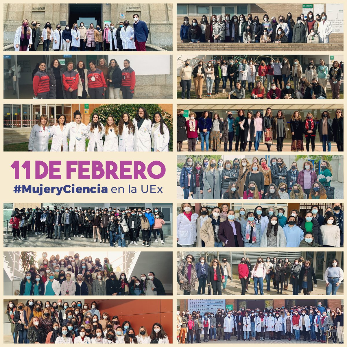 UExDivulga's tweet image. Hoy es @11defebreroES,  así hemos querido conmemorar en @infouex  la  visibilización de la mujer en la ciencia y la tecnología #mujeryciencia  #11F  #díamujeryniñaenciencia  #CrueXMujerXCiencia @FundecytPCTEX