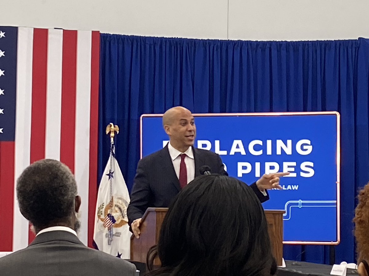 skutzing's tweet photo. “Newark is the lead pipe free”. Let’s now apply this model throughout the country. @VP @CDMSmith @CityofNewarkNJ https://t.co/xq23FGjyWm