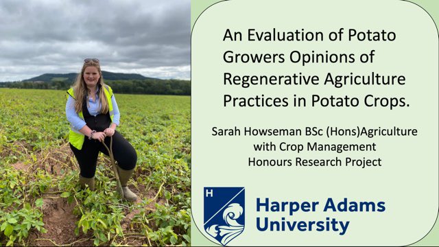 🥔🌾🚜 PLEASE SHARE 🐮🌱🐔

Calling all Potato Growers ! My dissertation is concerned with potato growers opinions of regenerative agriculture within potato crops.If you can spare 5 minutes to answer the below survey, it would be hugely appreciated 🥔 harper-adams.onlinesurveys.ac.uk/potato-growers…