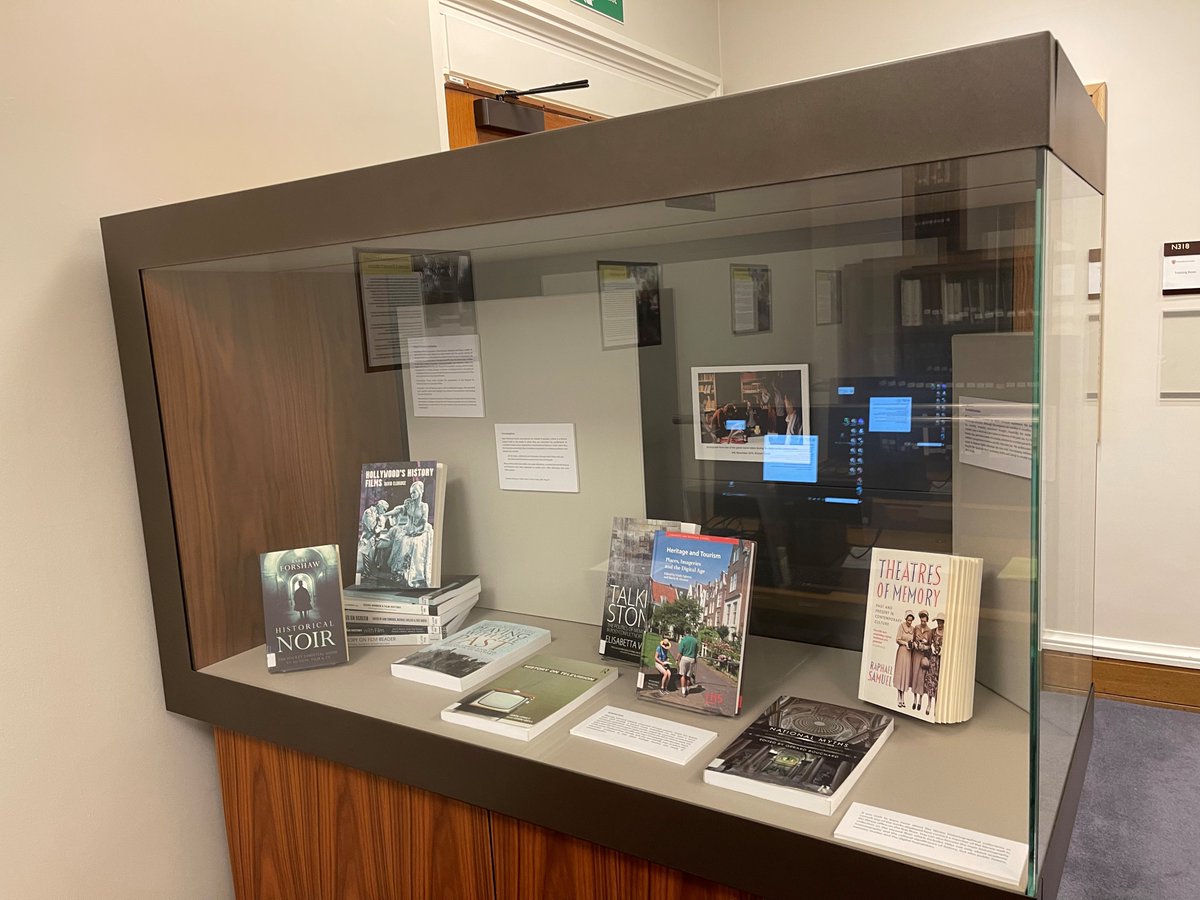 IHR_Library's tweet photo. Looking for somewhere quiet to study? Come and use the third floor study spaces in the #IHR. Surrounded by books and exhibition cases, and tucked away at the top of the library, it is the perfect place to work! 
#StudiousSaturday https://t.co/Q37amSqaoz