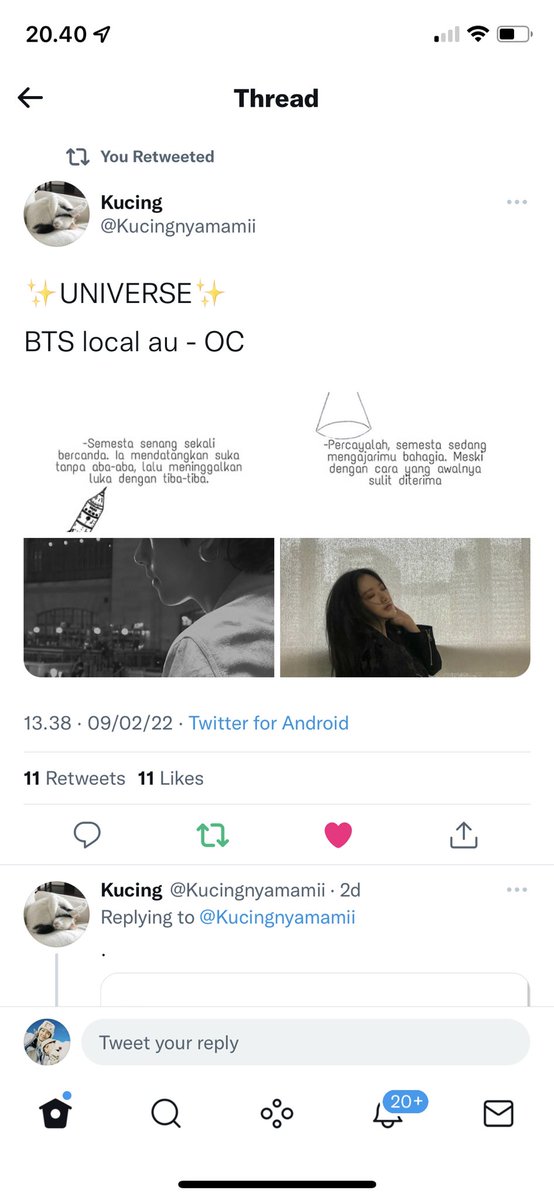 guys rules satu maksudku rt twt yg aku pinned adalah twt au temenku😂 
yg ini🥲