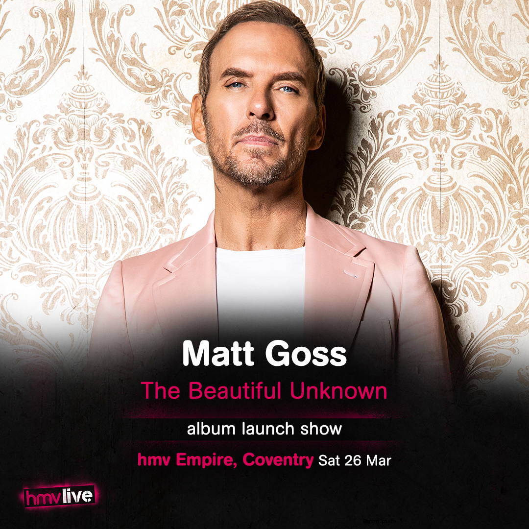 hmvtweets's tweet image. BUT WAIT, THERE'S MORE!

As well as the album signings, @mattgoss will be performing a very special album launch show at @hmvEmpire on Saturday 26th March!

Full details and links to pre-order album bundles here:
hmv.com/hmvlive/mattgo…

#hmvLive