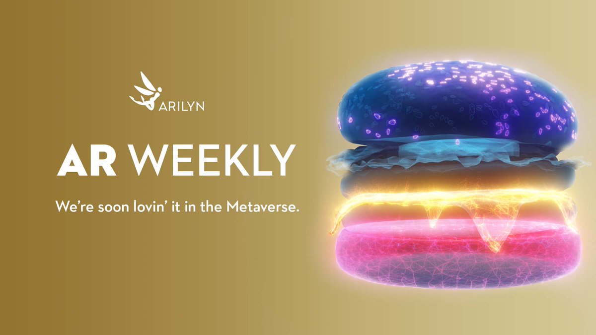 We're soon lovin' it in the Metaverse, too! 🍔

McDonald's plans to open virtual restaurants where its customers can order real food to their real homes. Also, The Green Planet AR experience opens in London 👉 hubs.la/Q013ZMZW0

#augmentedreality #ARweekly
