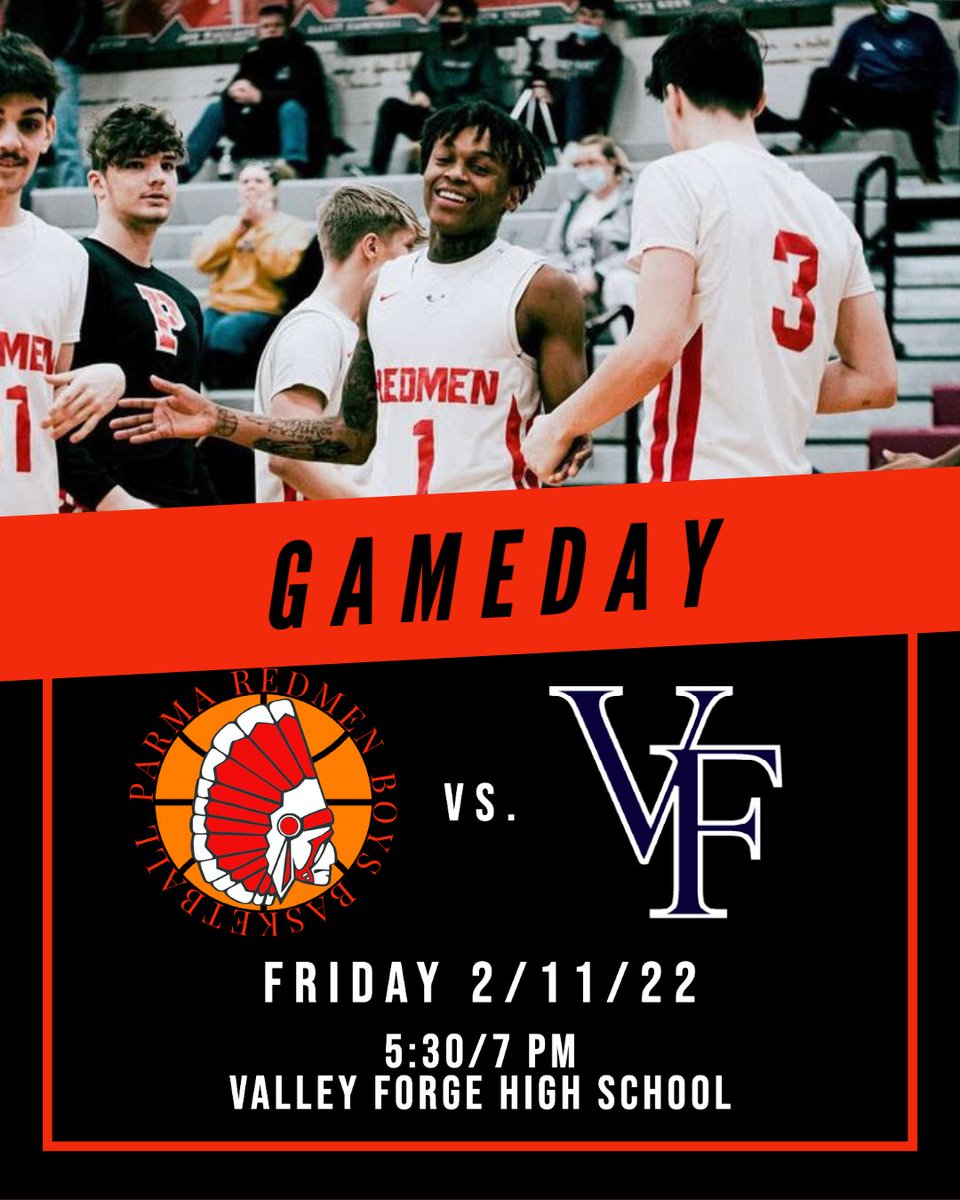 ParmaRedmenBBk's tweet photo. GAMEDAY
Tonight the Redmen travel to Valley Forge to take on their rival, the Patriots, in the quarterfinals of the GLC Tournament. Let's go Redmen! #RedmenHoops https://t.co/hcqITjknxn