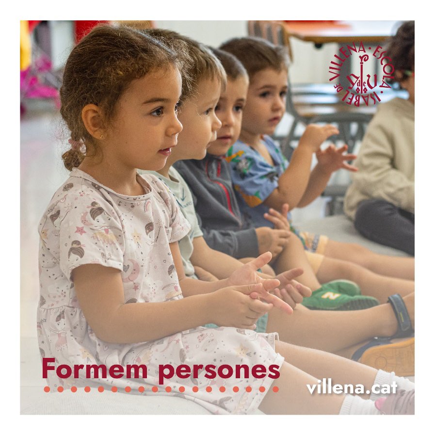 EscolaVillena's tweet photo. Comença l’aventura d’aprendre a @EscolaVillena, on #formempersones responsables, respectuoses i altruistes.
Jornades de portes obertes
🗓️Dissabte, 12 de febrer i dissabte, 5 de març
💻 https://t.co/3A1c76mQHf
📨 secretaria@villena.cat
📲93 371 8598 https://t.co/lPsLYxuuE9
