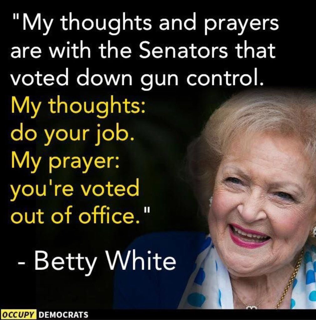 @Gemini21BLM Happy Friday everyone! I loved Betty White. #GunReform #EndtheViolence IFB