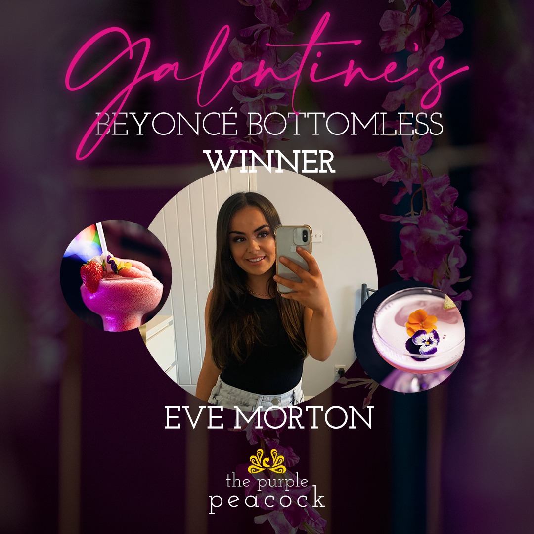 A huge thank you to everyone who entered our competition to win 'Galentine's Beyonce Bottomless Brunch' at The Purple Peacock. 🥂
The winner has been drawn using a random generator and we'd like to say congratulations to Eve Morton! 🎉
Message our page today to claim your prize!