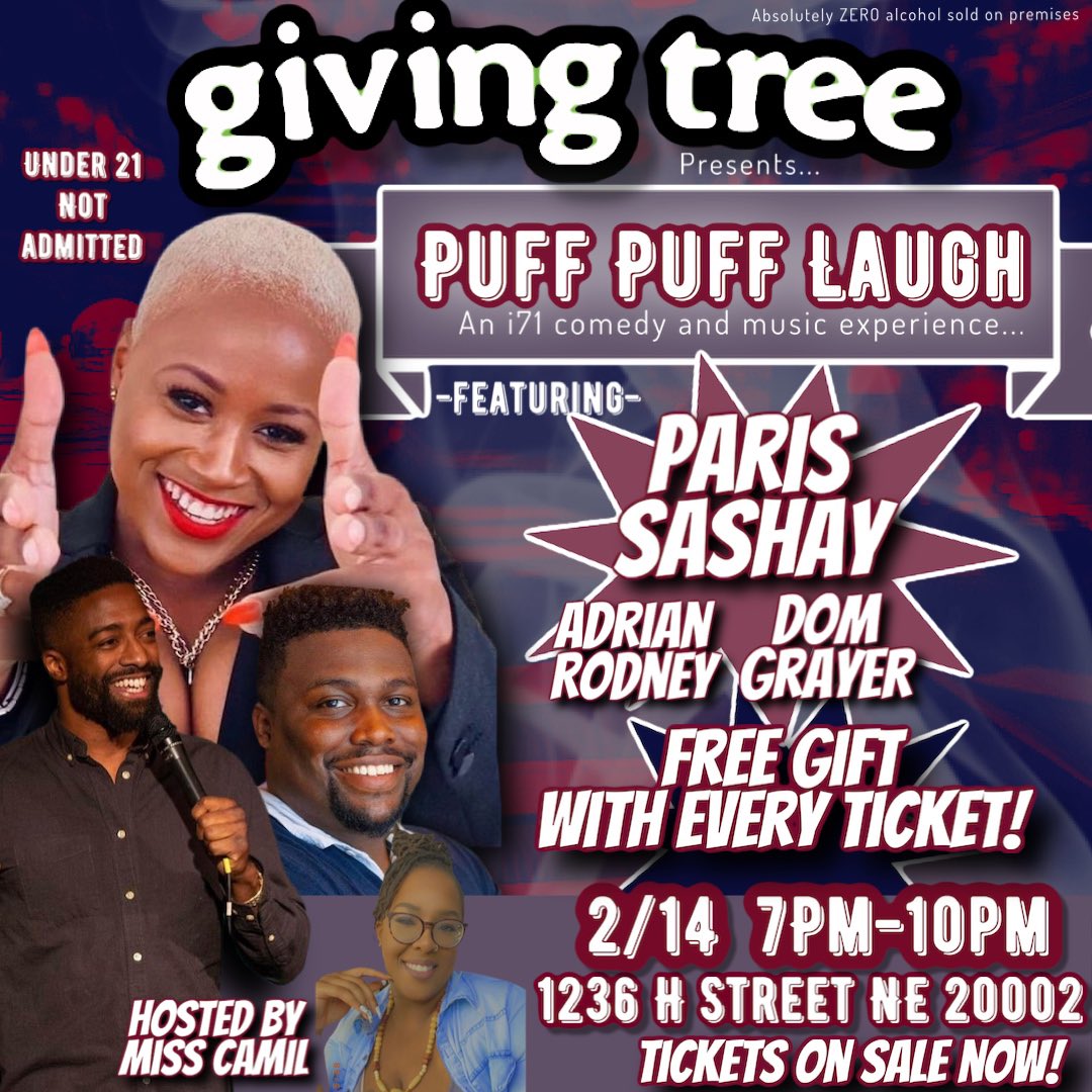 FatManAnt's tweet photo. Ticket Link in my bio! Big smoke! Even bigger laughs! #GivingTreeDC https://t.co/PNGNCid4qI