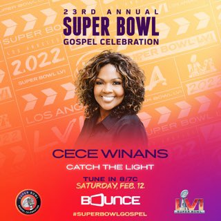 Join me tomorrow for the 23rd annual Super Bowl Gospel Celebration. ❤️#bounceTV @SuperBowlGospel