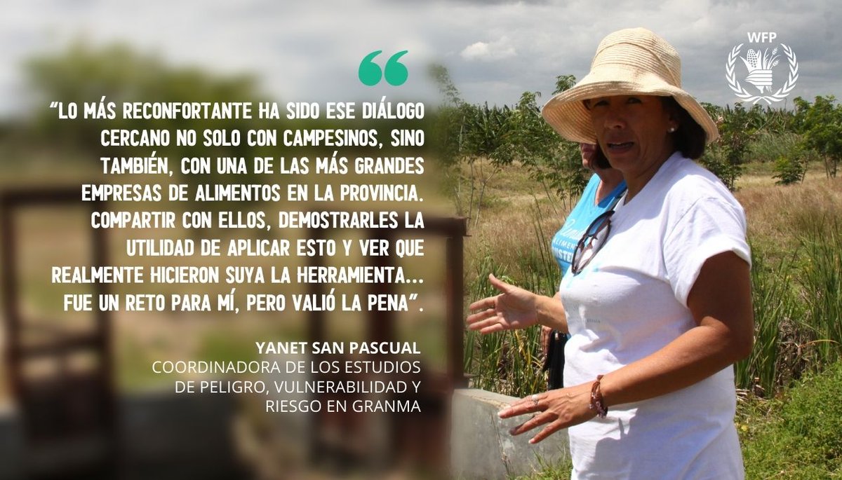 WFP_Cuba's tweet photo. #PMACuba destaca, en el Día de la Mujer y la Niña en la Ciencia, las contribuciones de estas en las áreas de la investigación y la innovación. 🔍💪💜
👩🔬Yanet San Pascual nos habla sobre los aportes del trabajo realizado junto a PMA en Granma.
#MujeresEnSTEM #MujeresEnCiencia https://t.co/2YHgdpwmaN