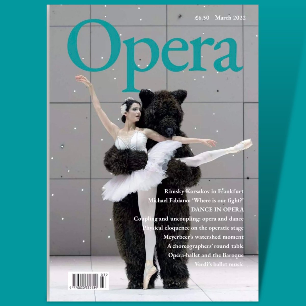 MichaelFabiano's tweet photo. Proud to have my article "Where is our fight?" featured in the March 2022 issue of Opera magazine (@operamagazine).
#opera #operamagazine #whereisourfight #editorial https://t.co/zIZnYlFXoh