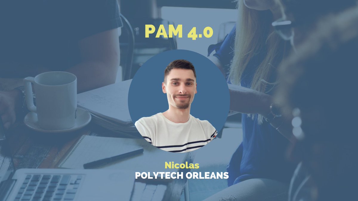 #Maintenance2040⚙️ 👉 « PAM 4.0 » avec Nicolas de @PolytechOrleans Technologie de support 💡 « Mon projet consiste à rendre l’environnement du maintenancier interactif grâce aux hautes technologies. »
