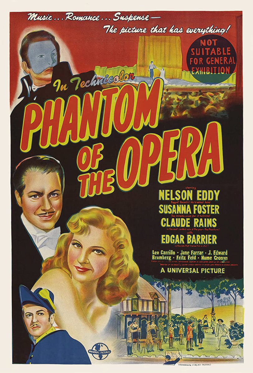 JamesHollaman's tweet photo. The bronze sculpture of Christine Dubois (Susanna Foster) in Phantom of the Opera (1943) was actually made by co-star Nelson Eddy, who was an accomplished sculptor. #TheGoreYouKnow @TheMutantFam @kinky_horror #PhantomNight https://t.co/JXjOV3CoPo