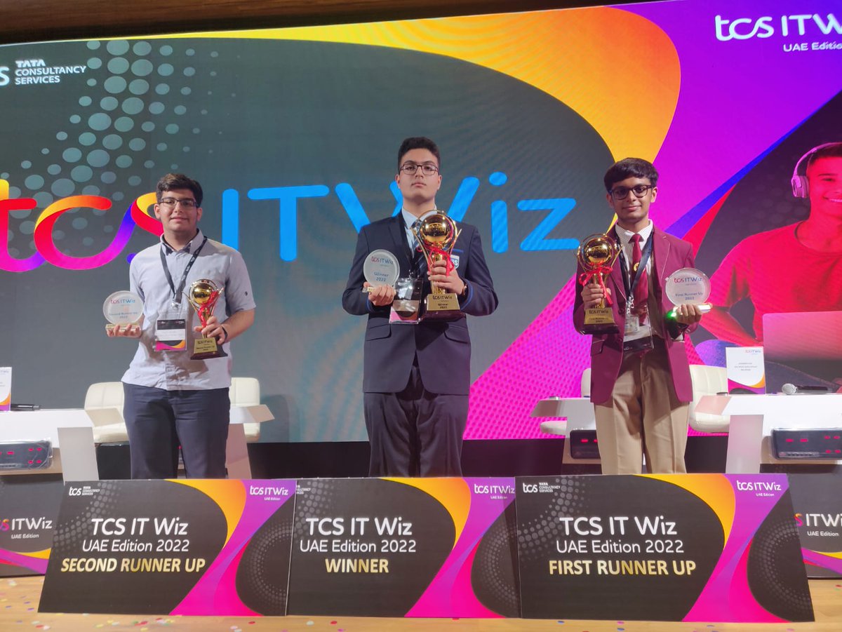 TCS IT Wiz (@tcsitwiz) on Twitter photo What a phenomenal event at the #DubaiExpo2020 😍 Our wizards showed exceptional quizzing and tackled quizmaster <a href="/Kannubaker/">Kannu Baker</a>'s puzzling questions with absolute brilliance 🙌
Check out some more of the amazing moments from #TCSITWiz - #UAE 2022 here 👉 bit.ly/3Bt29Md What a phenomenal event at the #DubaiExpo2020 😍 Our wizards showed exceptional quizzing and tackled quizmaster <a href="/Kannubaker/">Kannu Baker</a>'s puzzling questions with absolute brilliance 🙌
Check out some more of the amazing moments from #TCSITWiz - #UAE 2022 here 👉 bit.ly/3Bt29Md