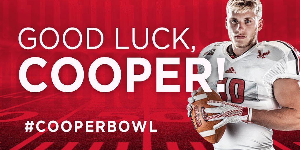 EWUEagles's tweet image. Wishing @CooperKupp and @RamsNFL the best of luck this Sunday! 🦅❤️🐏 

#CooperBowl #CooperKupp #SuperBowl #GoEags #GoRams #ProEags