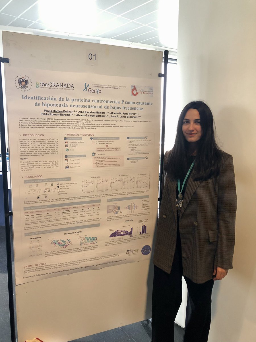 Paula Robles nos presenta el gen CENPP como posible involucrado en la hipoacusia de bajas frecuencias <a href="/GranadaesSalud/">GranadaSalud</a> <a href="/genyo_pts/">GENYO</a> <a href="/FundacionPTS/">Fundación PTS (Parque Tecnológico de la Salud)</a> <a href="/SEORLCCC/">SEORLCCC</a> <a href="/ASMES2016/">ASMES</a>. Y no podía ser mejor día para ello #diamujeryninaenciencia