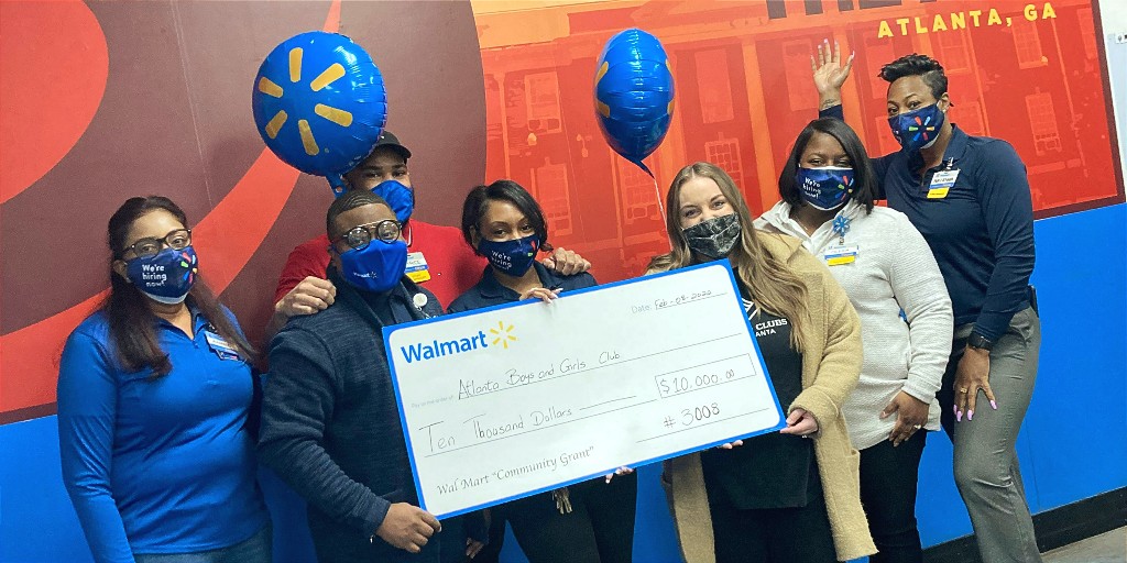 BGCMAATL's tweet image. Our 💙s are full...thank you @Walmart ! Right down the street from the John H. Harland Club, the Vine City Walmart team donated $10,000.00 to the Boys &amp;amp; Girls Clubs of Metro 💙 #walmart #bgcma #greatfutures