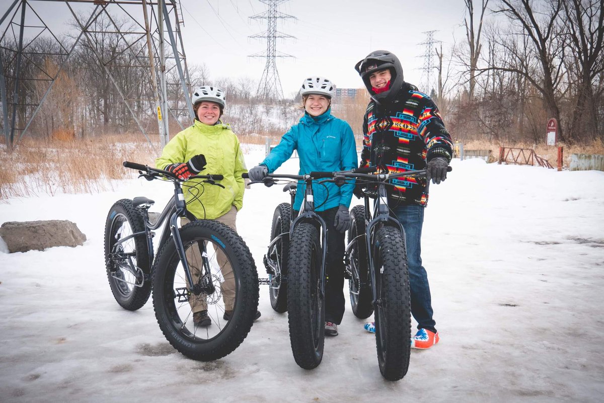 Hey #HamOnt it's #WinterBikeToWorkDay! Tag us in your biking selfie to be entered in a draw to win some Bar Mitts or a rechargeable light set!