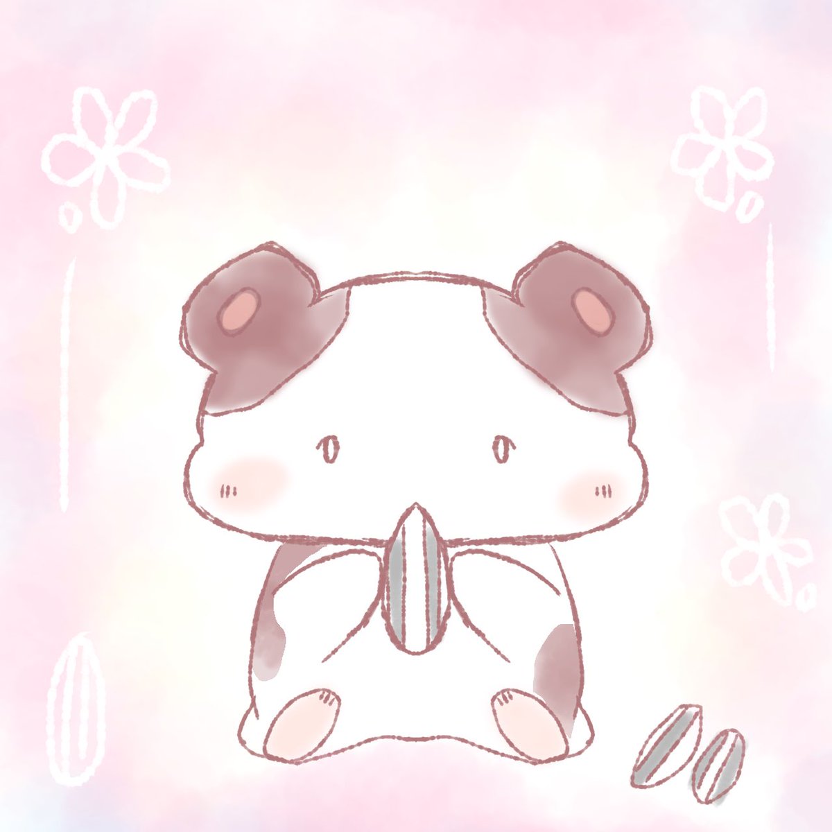 thinjao's tweet photo. #イラスト 
 #ハムスター 
 #可愛いと思ったらRT https://t.co/GxZOI9ioUq