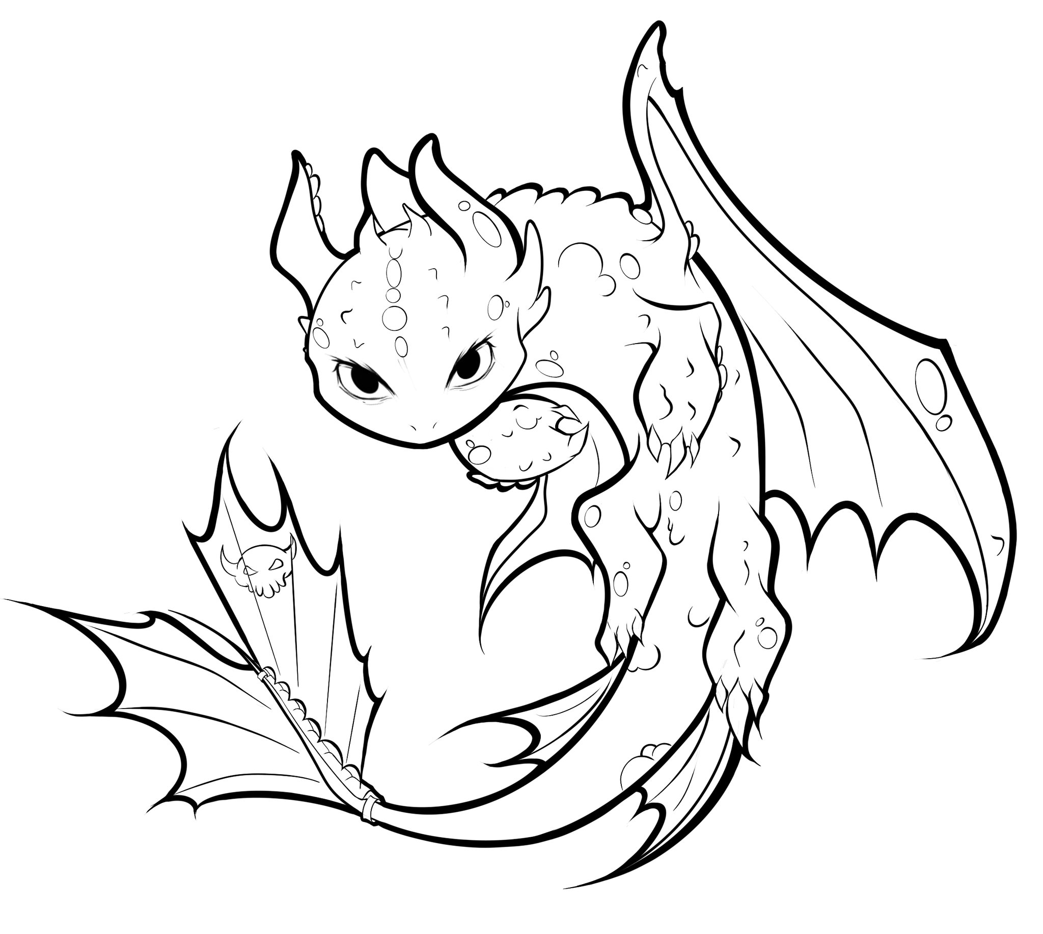 Cute Baby Dragon Tattoo Download Cute Baby Dragon Tattoo  Toothless Chibi   Free Transparent PNG Clipart Images Download