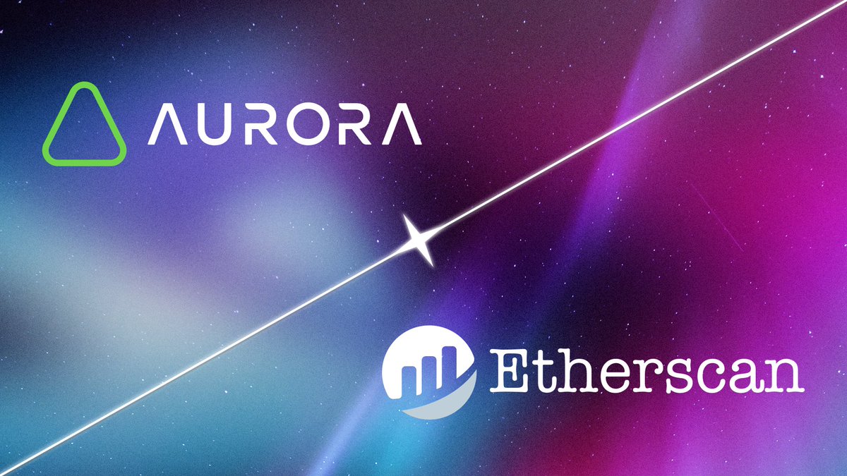 auroraisnear's tweet photo. Aurora Integrates @etherscan to deliver a familiar explorer tool to users! ❇️ 
This instance of #Etherscan on the Aurora network is called #Aurorascan and is available at 🌐 https://t.co/ngTGvM53Kx

https://t.co/c5jZYG9mZv https://t.co/WJshXoLQgK