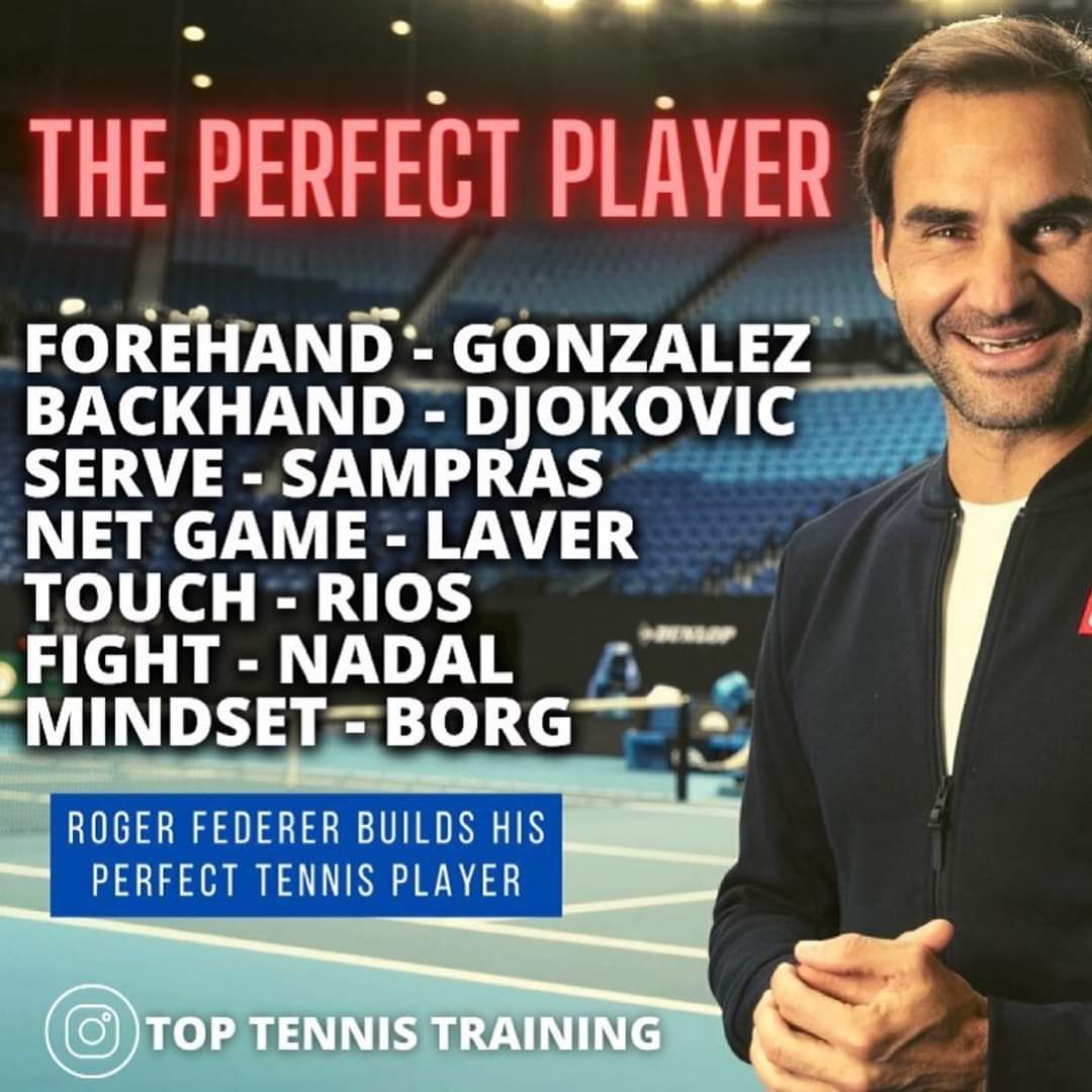kreedajagat's tweet image. #perfectPlayer #tennis #rogerfederer