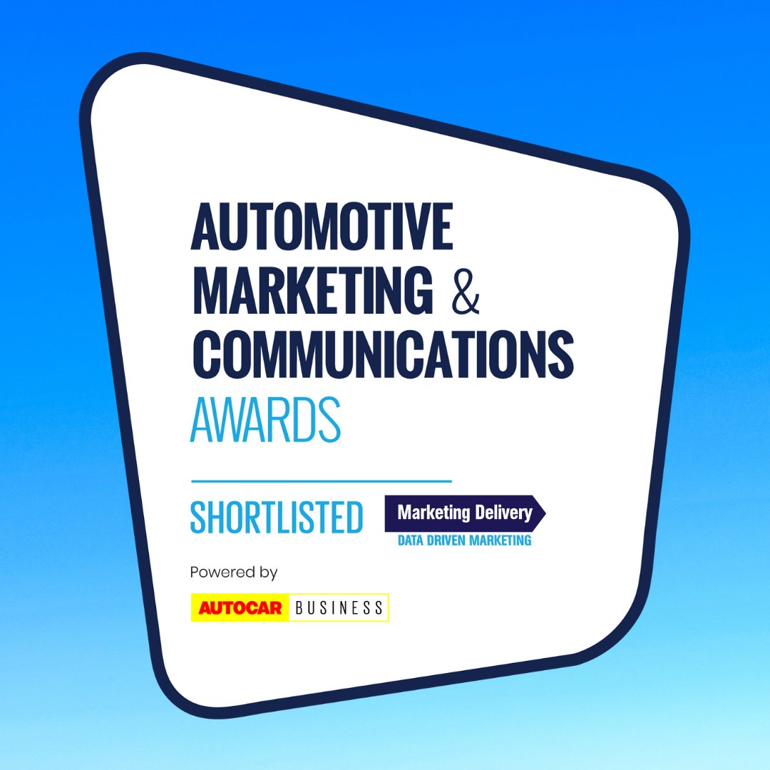 marketingdel's tweet photo. We are delighted to announce that we have been shortlisted in two categories at the inaugural @AutocarBusiness Automotive Marketing & Communication Awards 2022 for 'Best Use of Data' and 'Digital Marketing Campaign of the Year'! 🤞🏽 #AutoMarComms https://t.co/Jj0Irn5TYM