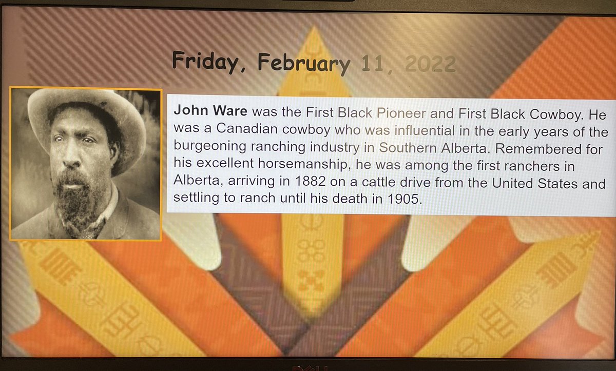 We encourage our SKTA community to learn more about John Ware. #BlackHistoryMonth <a href="/YCDSB/">York Catholic District School Board</a> <a href="/DomenicScuglia/">Domenic Scuglia -</a> <a href="/laurasawicky/">Laura Sawicky</a>
