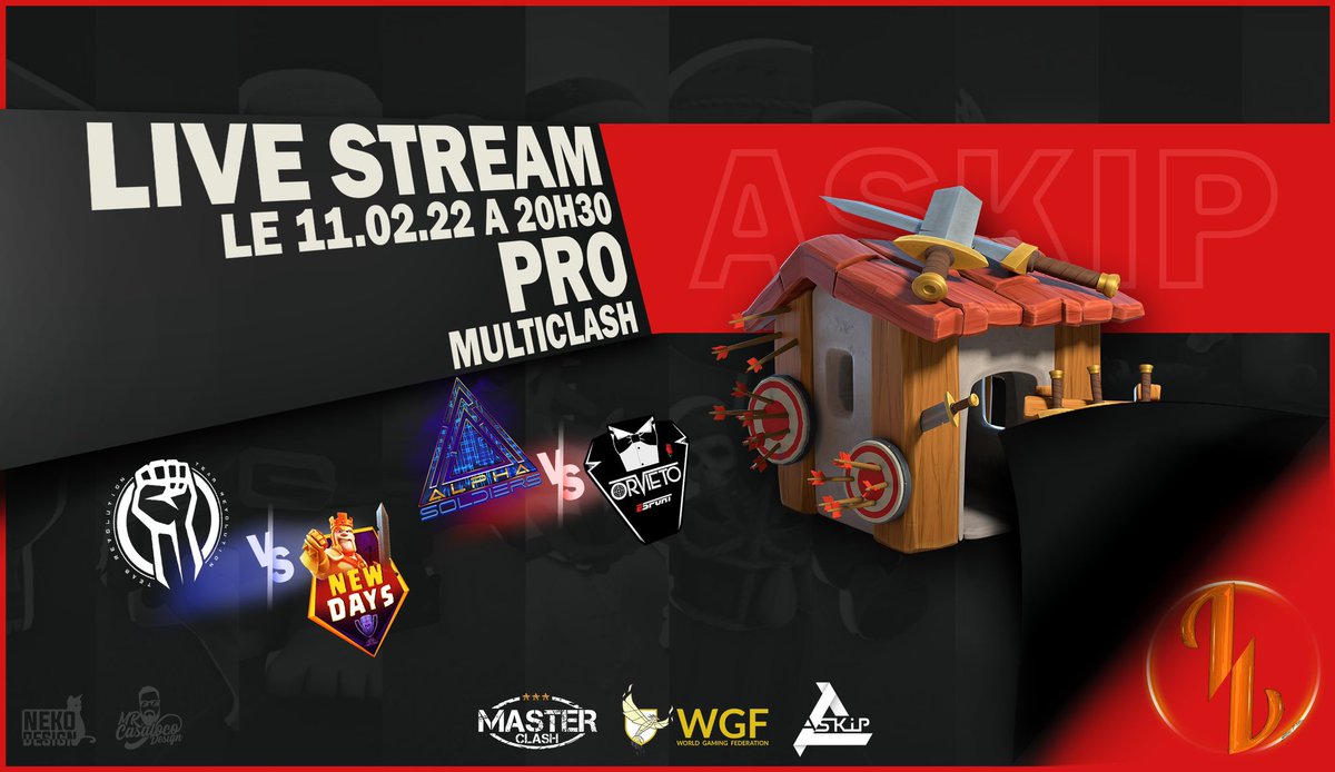 LEXoffi's tweet image. Ce n’est pas encore la fin de la @ASKIPgaming et ce soir à 20h30 je vous donne rdv 
@TRevolution_ES 🆚 @NewDays72 
@alpha_soldiers 🆚 @OrvietoE 
↬ twitch.tv/lexgo_tv