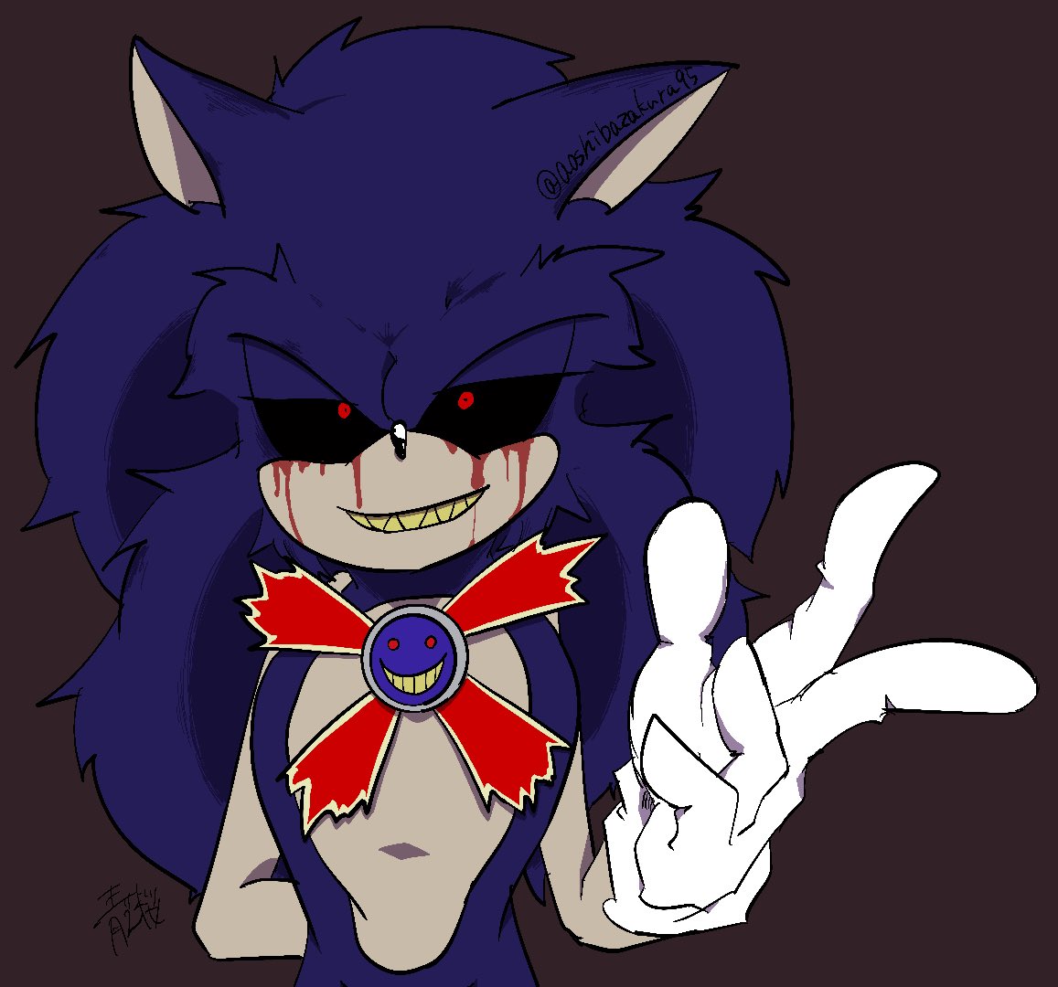 Sonic.exe old design So cute♡