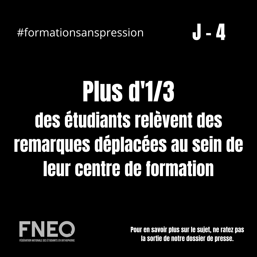 La_FNEO's tweet photo. Les étudiants en #orthophonie se sentent dénigrés et remontent des situations alarmantes. Ceux admis via #Parcoursup y sont particulièrement exposés.
#formationsanspression 

Pour en savoir plus sur le sujet, ne ratez pas la sortie de notre dossier de presse : J-4. https://t.co/wTHxuzdTI3