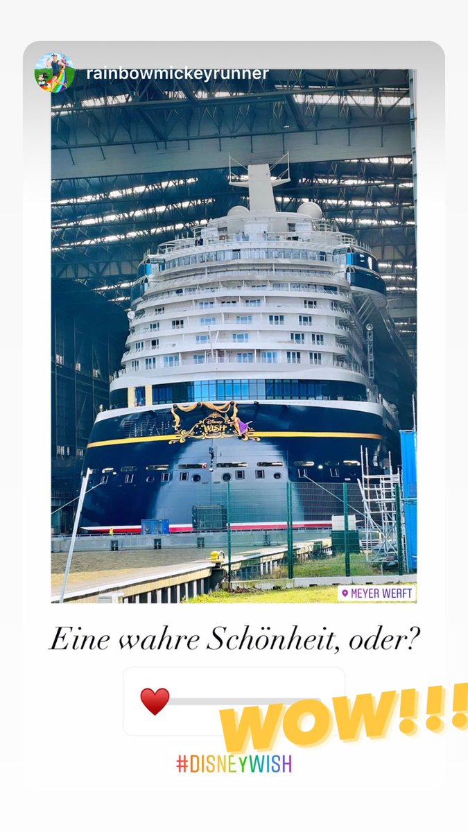 DisneyCentralDE's tweet photo. The #DisneyWish is out!! And we're greated by #CaptainMinnie. Wooow!!! 🚢

Awesome pics from @RBMickeyRunner  who's there live in Papenburg right now! 🎉

#DisneyCruiseLine #MinnieMouse #MeyerWerft #Rapunzel #disneycharacters #disneycruise #dcl https://t.co/AdaFceBazd