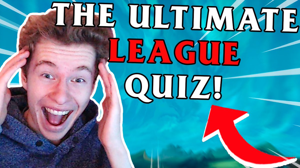 A new video just dropped👀 And it is quite different from what I made so far. 
Watch me quiz @ZamZambie, <a href="/DrabakiYT/">Drabaki</a>, and 3 of my friends. 
How many questions can you get right?

"The ULTIMATE League of Legends Quiz":
youtu.be/FnGS46VUnHU
youtu.be/FnGS46VUnHU