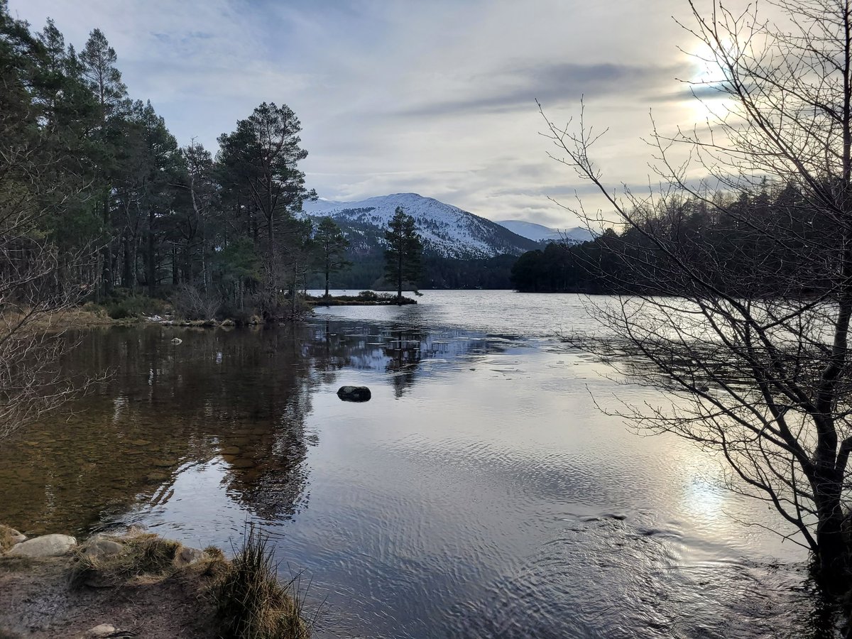 Loch N Eilen looking stunning today #aviemore #loch #scotland #samsungS21FE