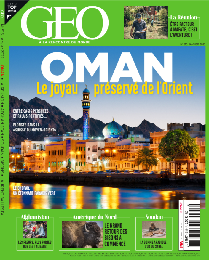 Nora_Schweitzer's tweet photo. Le mois de janvier est fini... Le numéro 515 de #GEO spécial #Oman 🇴🇲 n'est plus en kiosque, snif! La bonne nouvelle, c'est que vous pouvez toujours lire mes reportages en commandant un exemplaire ici : 
https://t.co/MrT4ryo5p2
@GEOfr 
#sultanatdoman #sultanateofoman #geomagazine https://t.co/1CREKOLKie