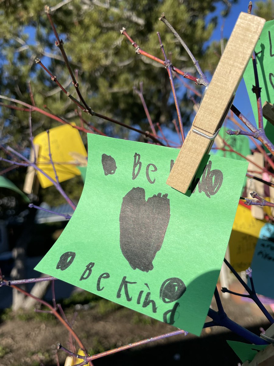 AlamoMustangs's tweet photo. Words Matter Week -Kindness Tree #BeKind #KindnessMatters #srvusd1 https://t.co/5o7Doanu8m