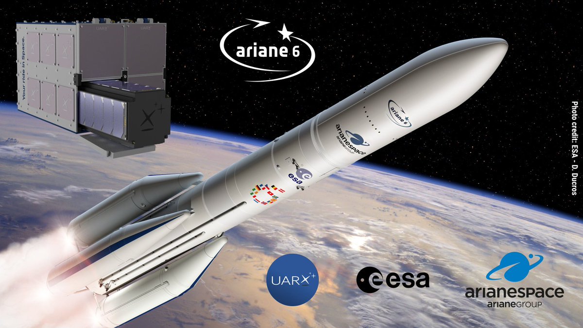 uarxspace's tweet photo. RAMI deployer is going to Space with @Ariane6 Maiden Flight!
Thank you @esa, @ArianeGroup @Arianespace for selecting our deployer and for this wonderful opportunity!
Read More at ESA website: https://t.co/dUmdkjn0Sr
#tospace #yourrideinspace #cubesats https://t.co/VLZBLHTVdC