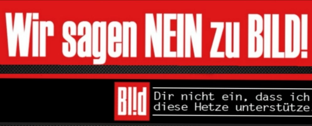 GFSchulze's tweet photo. @PleyerWalter @alf_frommer Waren? Ist es immer noch, da ändert auch der Weggang von dem einen Oberhetzer @jreichelt nichts. #Drecksblatt bleibt #Drecksblatt. Im Übrigen gilt wie immer #haltdieFresseReichelt #HaltDieFresseBild #HaltDieFresseSpringerPresse #bildBoykott #enteignetAxelSpringer https://t.co/JjuUNK856y