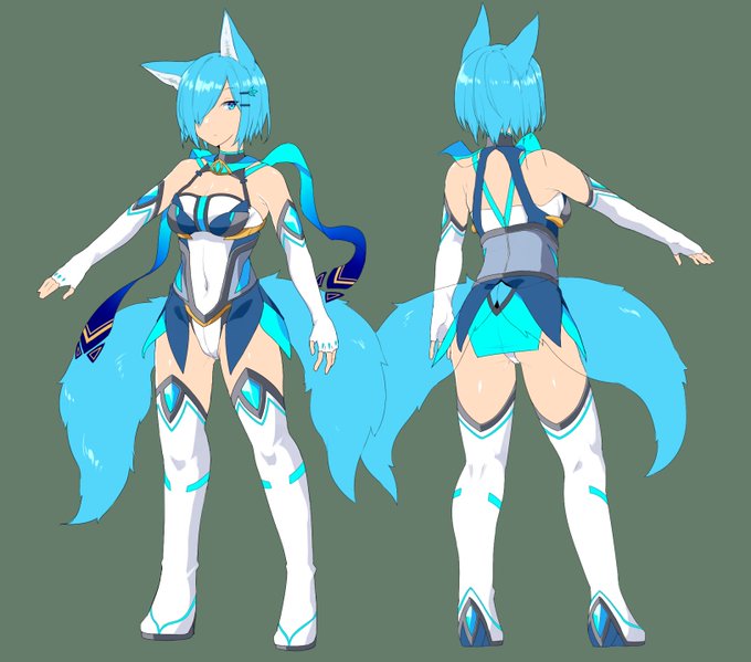 戦闘スーツ風つらーりん。ゲームには出ないよ 