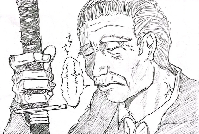 『SAKAMOTO  DAYS』より篁の爺さん

最近の漫画のキャラではぶっちぎりで好き

模写のはずなのにどうも手癖で描いちゃうな 
