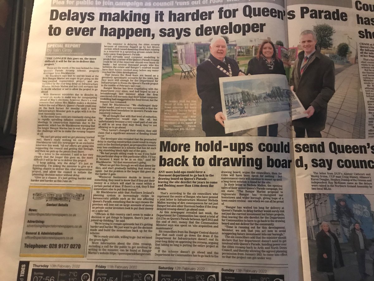 #Bangor Spectator Interview regarding #QueensParade