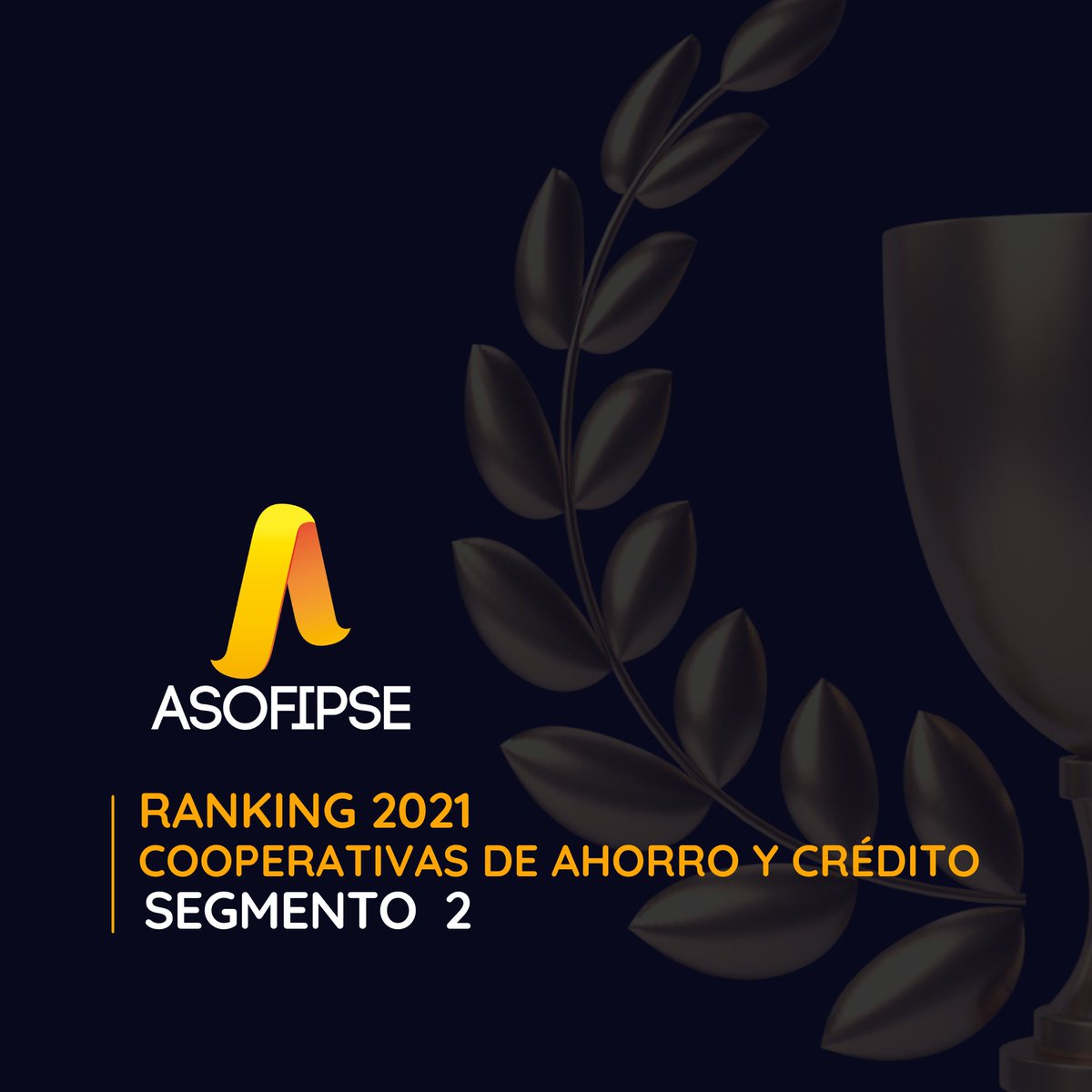 Asofipse's tweet photo. 🏆 𝐑𝐀𝐍𝐊𝐈𝐍𝐆 𝐂𝐎𝐀𝐂𝐒 𝟐𝟎𝟐𝟏 - 𝐒𝐄𝐆𝐌𝐄𝐍𝐓𝐎 𝟐
Conoce el Ranking de las cooperativas de ahorro y crédito del Segmento 2 según sus rendimientos y principales cuentas con corte a diciembre 2021. #SomosASOFIPSE #GeneramosConfianza https://t.co/UVspzRFBez
