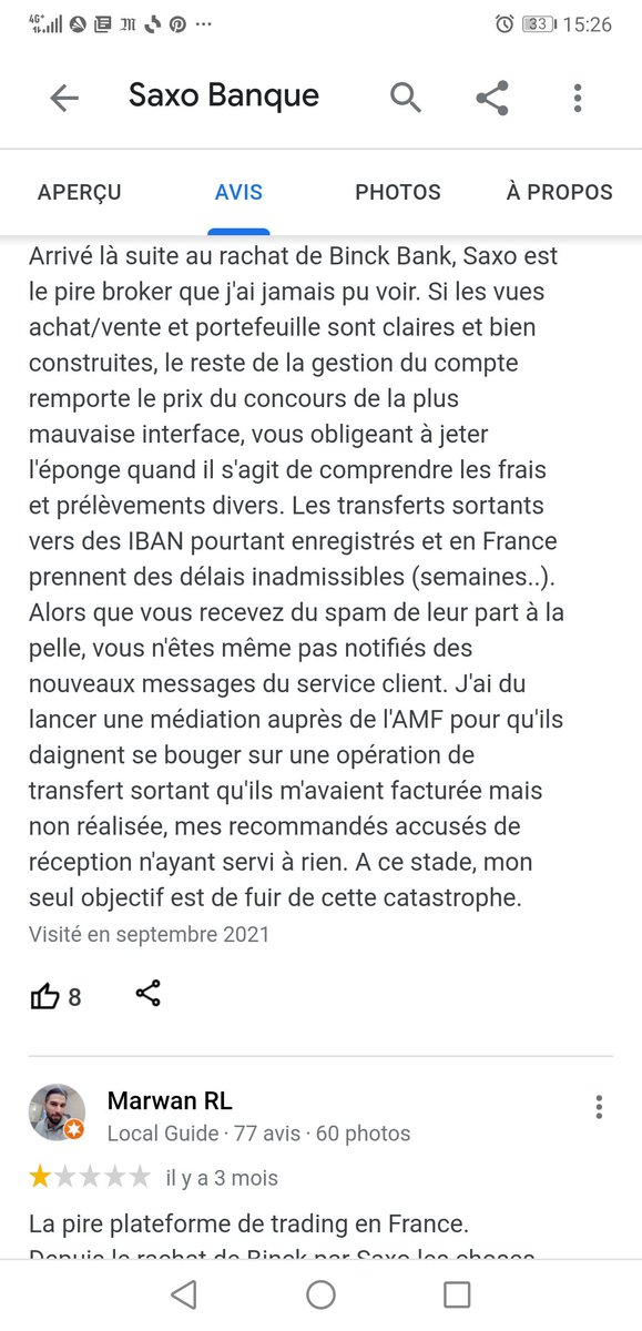 JulieMalletC's tweet photo. @SaxoBanqueParis Bonjour Saxo, ça ne vous dérange pas de bloquer de façon systématique l'argent des clients qui veulent faire un virement ? Nous sommes nombreux à ne pas réussir à récupérer notre argent c'est scandaleux et illégal @AMF_actu @UFCquechoisir
#saxobanque https://t.co/75mn0jBolh