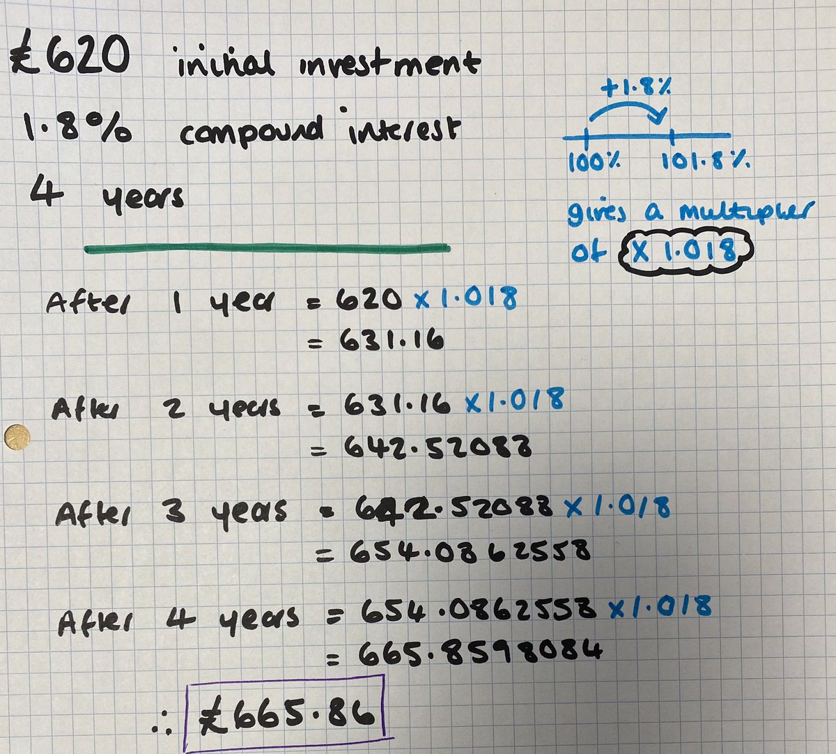 NGHSMaths's tweet photo. This is a really good example of a question you can solve in many different ways... A great reminder to everyone that if you aren’t sure of the first method there is often another way to solve a problem that does make sense to you. 😊 https://t.co/Ze9zYAy3FL