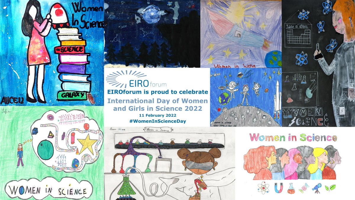 To mark the International Day of Women and Girls in Science on 11 Feb 2022, @ESA - with our @EIROforum partners - challenged children to get creative and celebrate the Day by making a drawing with the theme of ‘Women in Science’. 🖍️👩‍🔬🖌️ The outcome? This super digital collage!