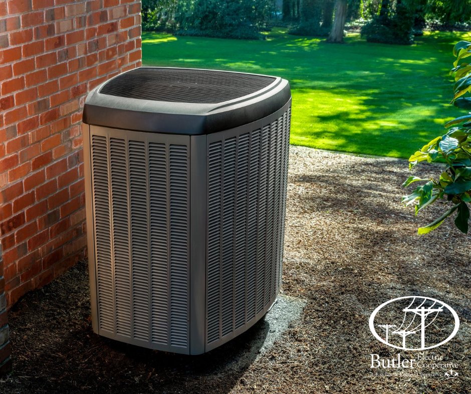 ButlerKsElCoop's tweet photo. Like all heating and cooling systems, heat pump sizing varies according to your specific needs. When your contractor comes to your home to give you an estimate, they should perform a Manual J load calculation to determine which size you need. https://t.co/KSMA1bUwr7