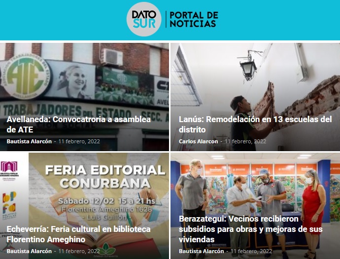 DatosurNoticias's tweet photo. Noticias del 11 de Febrero del 2022 https://t.co/Fl4AfcOeMw https://t.co/AMt5gN628Z