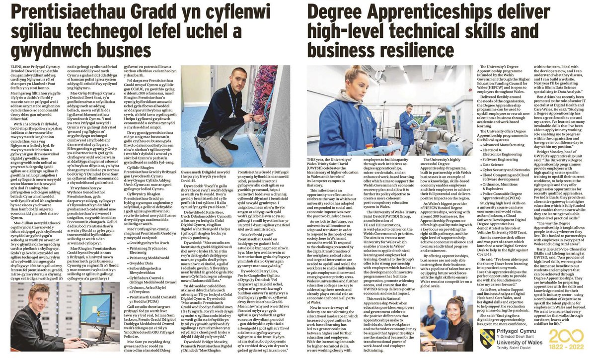 University of Wales Trinity Saint David tweet media