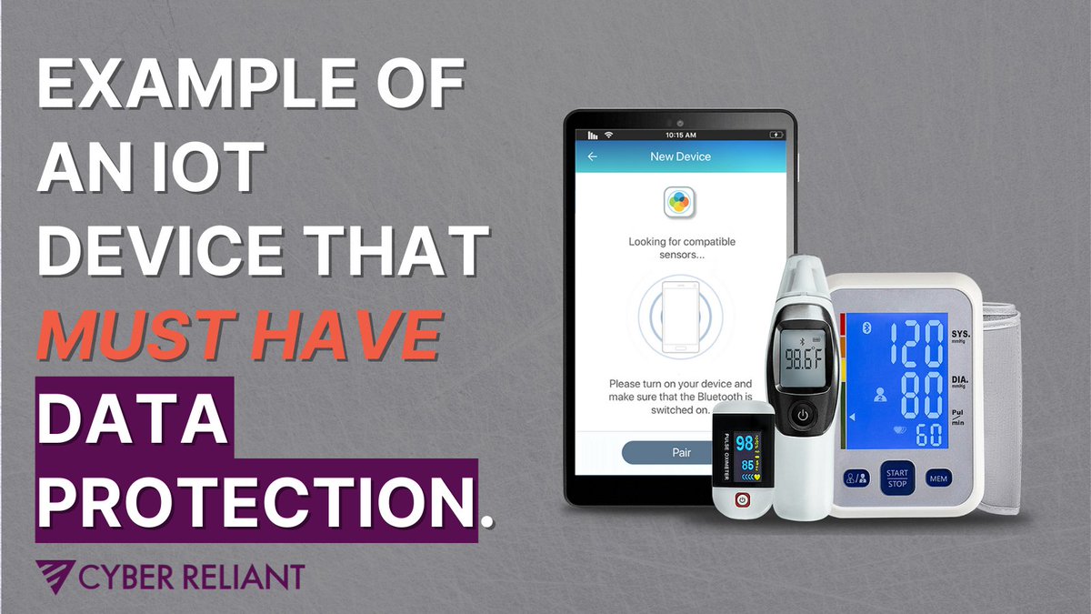cyberreliant's tweet photo. Any type of patient monitoring system within the #healthcare industry is an IoT device. It is collecting patient data and sending it to a device that collects the #data.

Learn how Cyber Reliant can keep data protected: https://t.co/DPWm1OLfWW https://t.co/kTEUCyWrXP